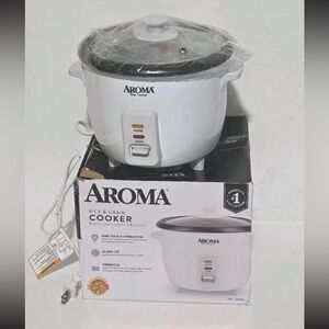 Housewares 6-cup (cooked) 1.5 Qt. One Touch Rice Cooker, White (ARC-363NG), 6...